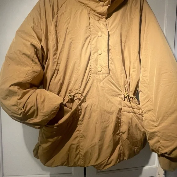 New With Tags -We The Free Golden Puffer Jacket - Picture 8 of 13